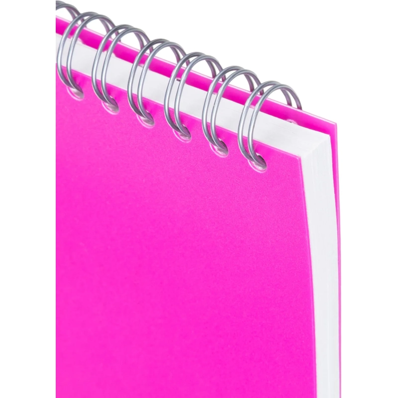 Блокнот А5,пласт обл,80л, ATTACHE FANTASY,розов