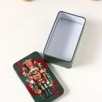 Шкатулка для украшений, подарков &laquo;Новогодний Щелкунчик&raquo;, металл, прямоугольная, 11.5&times;6.5&times;4 см, МИКС