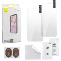 Защитное стекло iPh 13/13 Pro 6.1 (2021) 0.3mm 2 шт Антишпион без рамки Super Porcelain Crystal Baseus SGBL030102