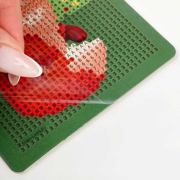 Алмазная мозаика с частичным заполнением на подставке для детей &laquo;Лисичка&raquo;, 10&times;15 см, набор для творчества