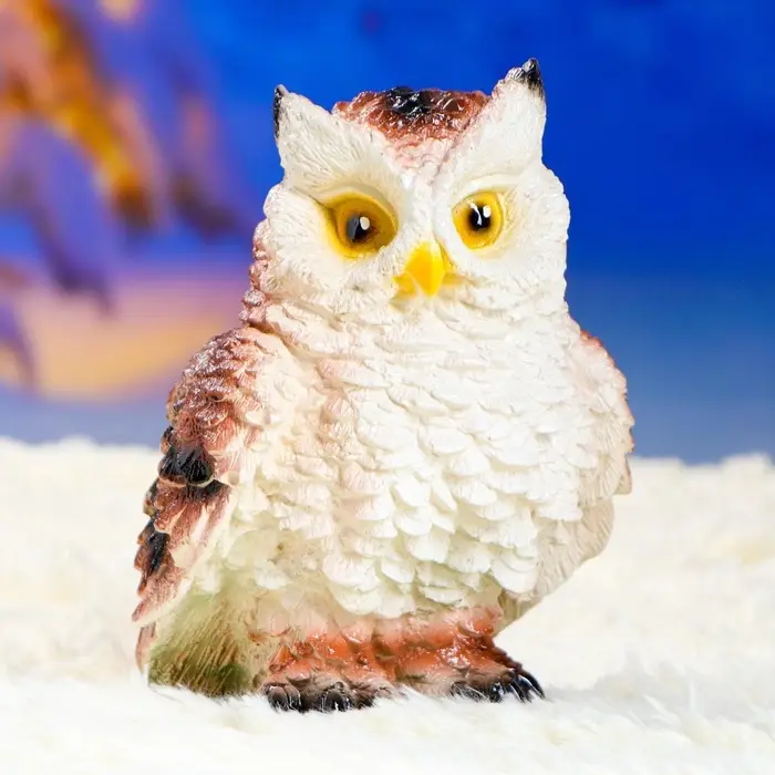 Садовая фигура из гипса &laquo;Филин&raquo;, 19&times;12&times;15 см