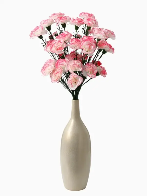 Цветы искусственные &laquo;Куст гвоздики&raquo;, h=70 см, d=7 см, МИКС