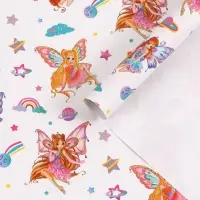 Бумага упаковочная глянцевая &laquo;Клуб Винкс&raquo;, 70&times;100 см