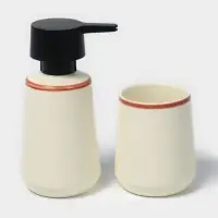 Набор для ванной SAVANNA &laquo;Классик&raquo;, 3 предмета, дозатор для мыла, стакан, мыльница