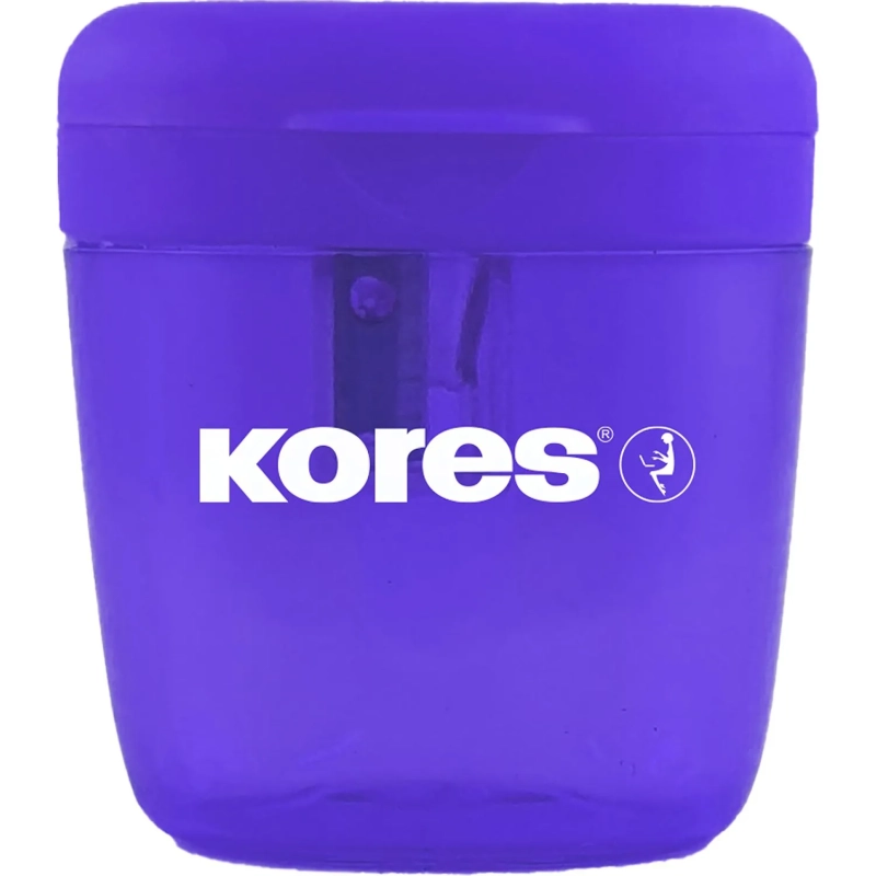 Точилка Kores DEPOSITO 1X одно отверстие, цвета в ассортименте 35809