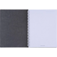 Бизнес-тетрадь, BS, А5, 80л., точка, спираль. Botanica, цикламен N4191