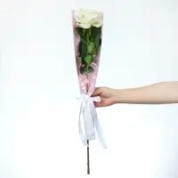 Пакет для цветов с вкладышем «For you»