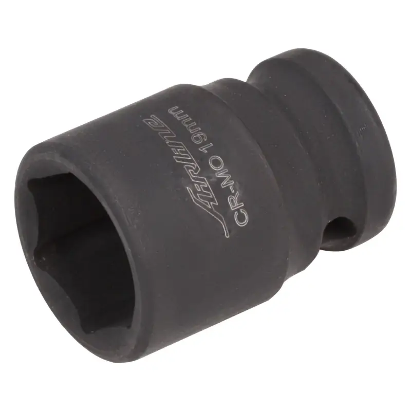 Головка ударная торцевая 1/2"DR шестигранная 19мм, L=38мм