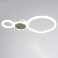 Люстра с ПДУ 2031/2 LED 66Вт белый 55х28х4,5 см BayerLux