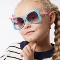 Очки солнцезащитные детские OneSun, uv 400, 13&times;13.5&times;6.2 см, линза 4.1&times;4.4 см, синие