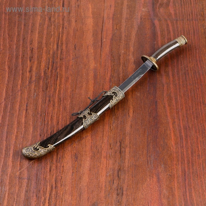 Сув. изделие катаны 2в1 на подставке, ножны дерево, шоко 18/23,5см