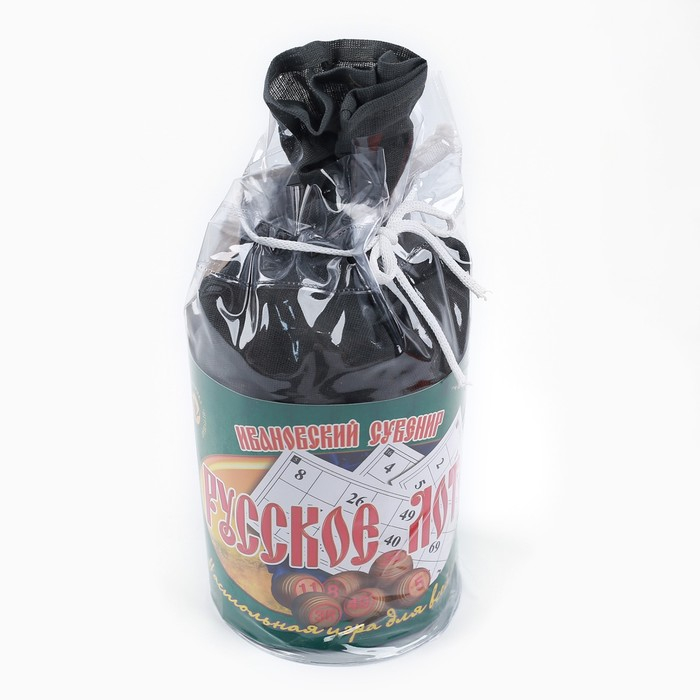 Русское лото, деревянное Русское лото, деревянное "Ивановский сувенир", настольная игра, с бочонками