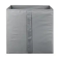 VETTA Короб без крышки, 30х30х30 см, Швеция,&nbsp;полиэстер, серый