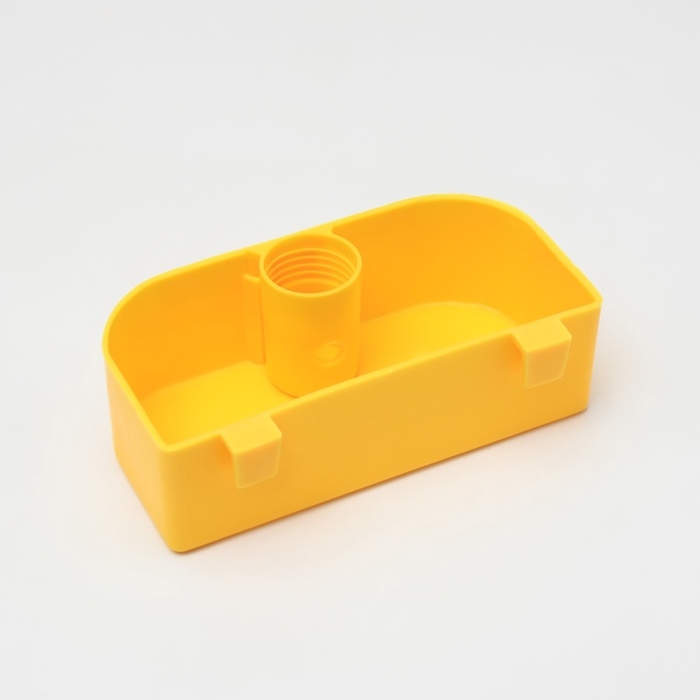 Поилка под бутылку для птиц внутренняя 14,3 х 6,8 х 4,5 см, жёлтая Поилка под бутылку для птиц внутренняя 14,3 х 6,8 х 4,5 см, жёлтая