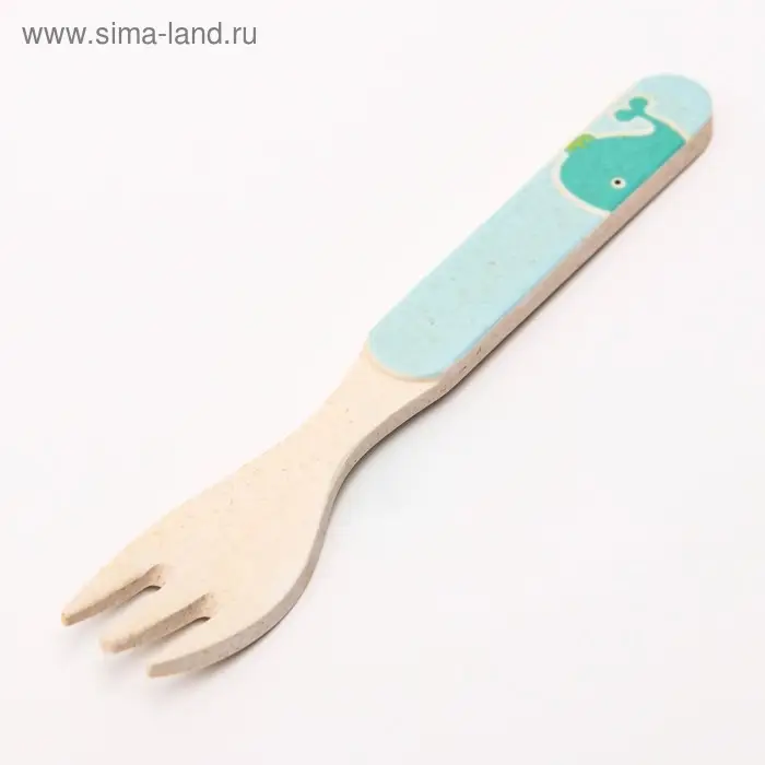 Вилка для кормления, бамбук, МИКС Вилка для кормления, бамбук, МИКС
