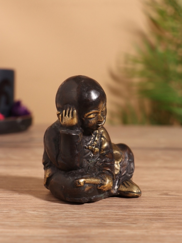 Сувенир бронза Сувенир бронза "Монах" 7х6х7 см