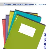Тетрадь 18 листов в клетку ErichKrause Unicolor Bright, МИКС