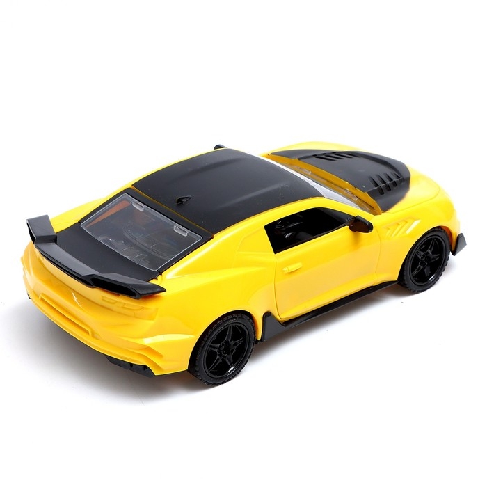 Машина радиоуправляемая «Автобот», открываются двери, 1:18, работает от батареек, цвет жёлтый Машина радиоуправляемая «Автобот», открываются двери, 1:18, работает от батареек, цвет жёлтый