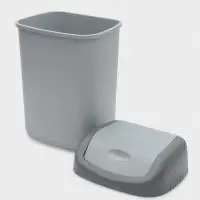 Контейнер для мусора, 14 л, с крышкой, МИКС