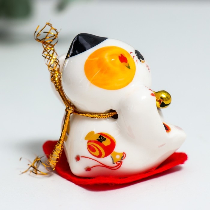 Сувенир керамика Сувенир керамика "Манэки-нэко - удовольствие" 4,5х3,8х4,6 см набор 5 шт