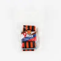 Деревянный значок-орден с георгиевской лентой на День Победы «9 мая», 3.5×5 см