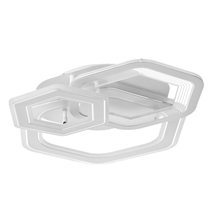 Люстра с ПДУ Люстра с ПДУ "Дариана" LED 160Вт 3000-6000Вт белый 60х42х9,5см BayerLux