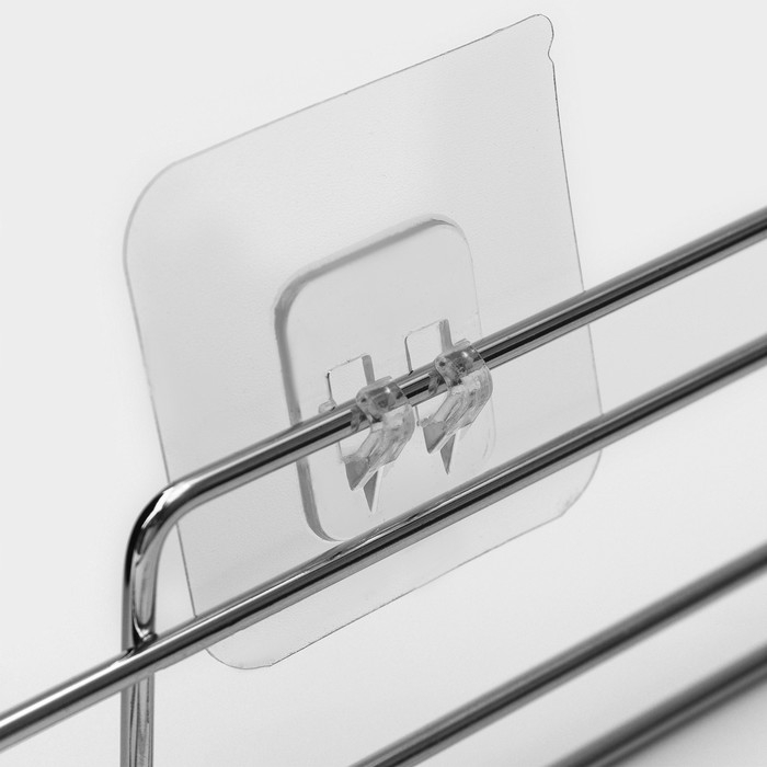 Полка на липучках Доляна, 25×11×6,5 см Полка на липучках Доляна, 25×11×6,5 см