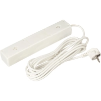 Сетевой фильтр BigTech STD-510-5-W (5р/5м/10А/2,2кВт/1мм2/белый)