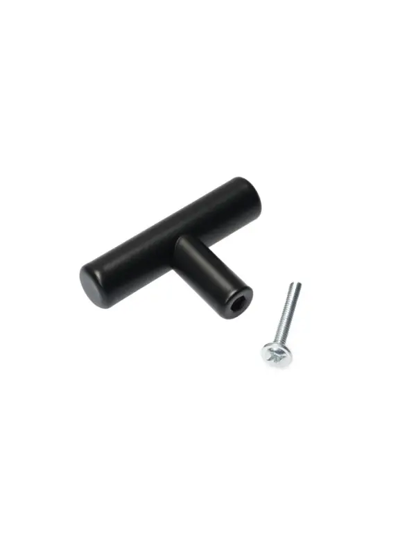 Ручка-кнопка CAPPIO PK332 LIGHT, d=12 мм, цвет черный