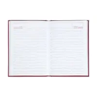 Ежедневник недатированный Calligrata. Vivella, А5, 160 листов, кожзам, бордовый