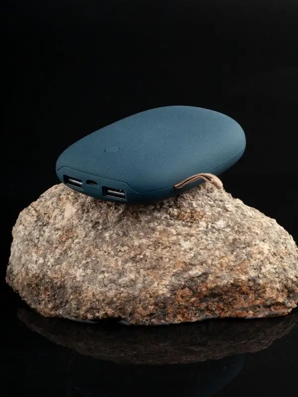 Внешний аккумулятор Pebble 7800 мАч, серо-синий Внешний аккумулятор Pebble 7800 мАч, серо-синий