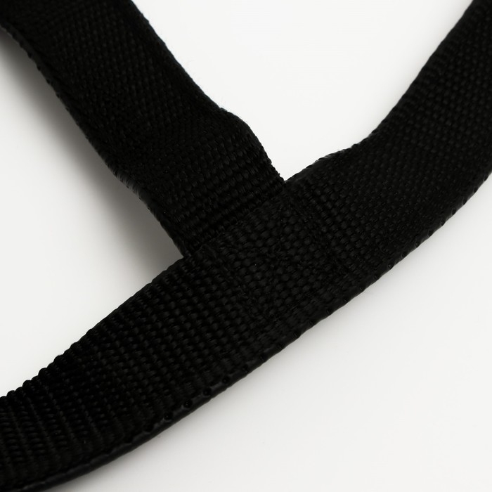 Шлейка Шлейка "Комфорт" комбинированная, 2,5 см, ОШ 55-60 см, ОГ 60-65 см, чёрная