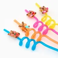 Трубочки для коктейля "Капибары" набор 4 шт