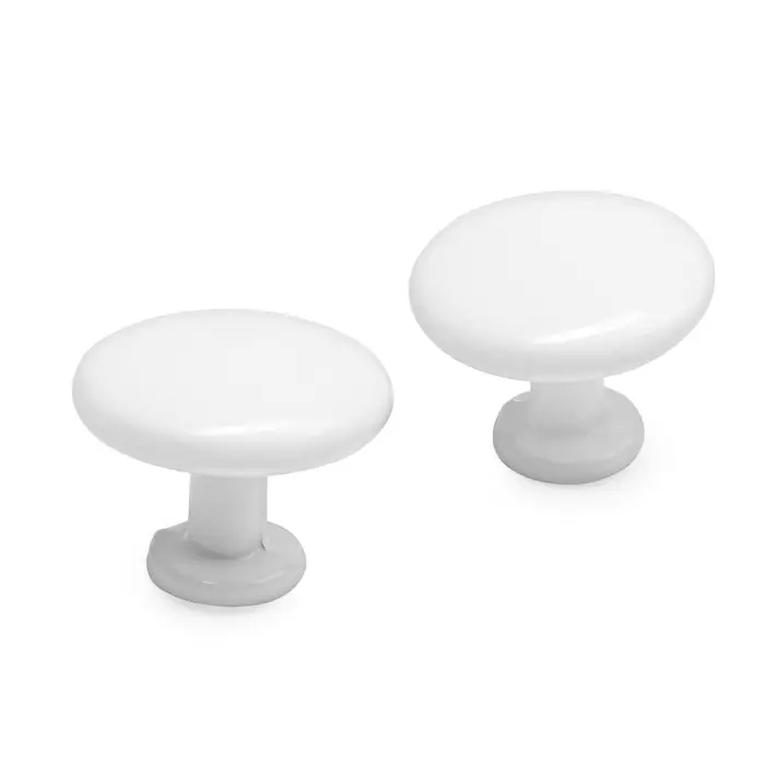 Ручка-кнопка ТУНДРА LIGHT PK036WH, белая Ручка-кнопка ТУНДРА LIGHT PK036WH, белая