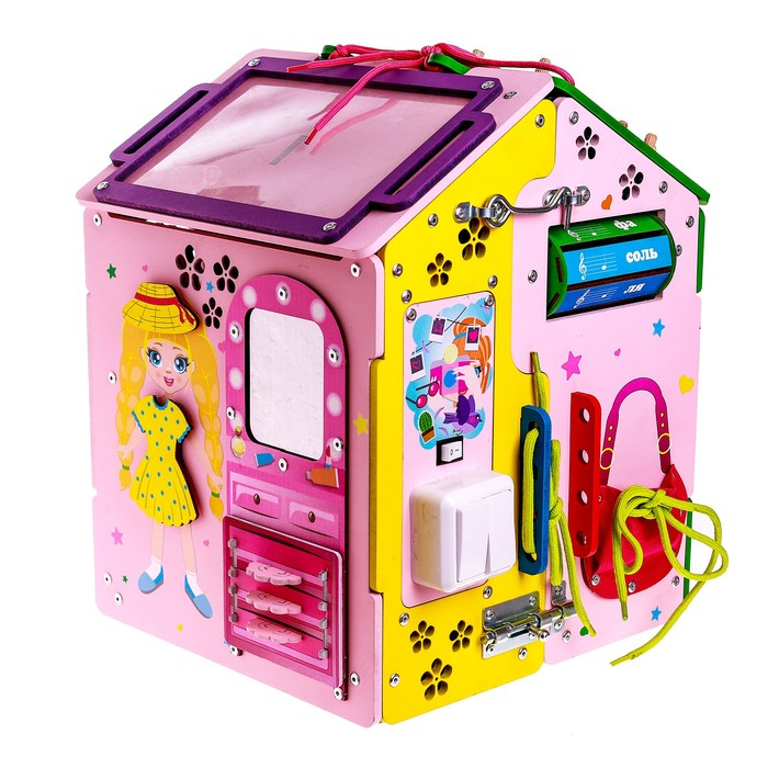 Бизидом «Дом принцессы» со светом Бизидом «Дом принцессы» со светом