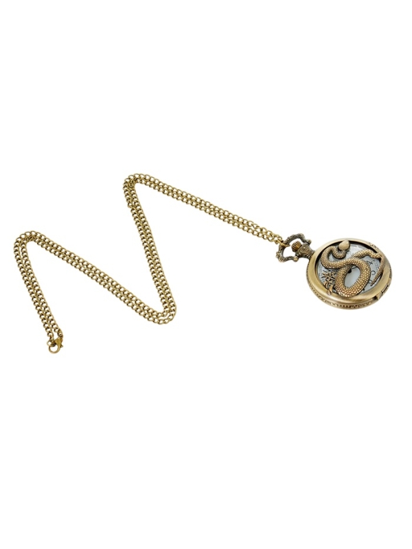 Часы карманные символ года «Змея», кварцевые, цепочка l-40 см, d-4.5 см, Змея Часы карманные символ года «Змея», кварцевые, цепочка l-40 см, d-4.5 см, Змея