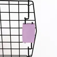 Переноска для животных, 44&times;31&times;27 см, пластик, бежевая, лавандовая