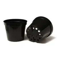 Горшок для рассады, 15 л, d=33.5 см, h=22 см, чёрный, Greengo