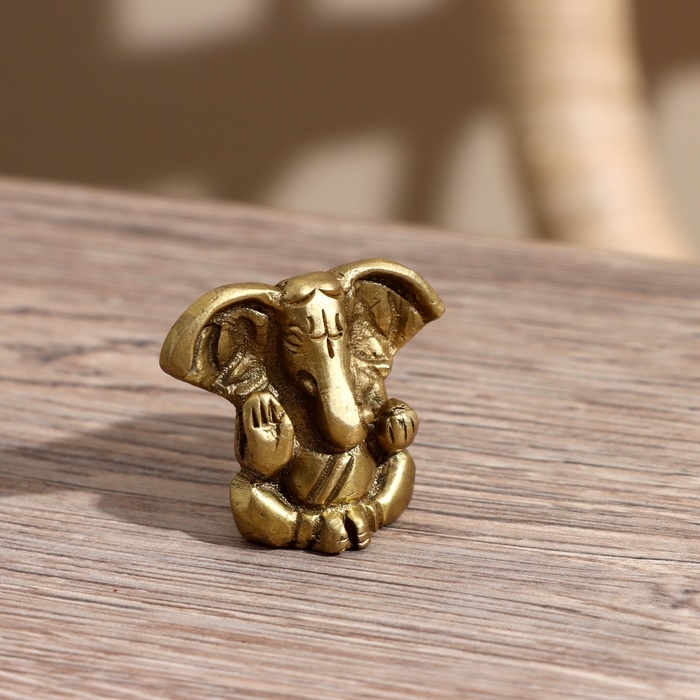 Сувенир Сувенир "Ганеша" латунь 3 см