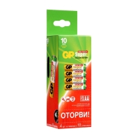 Батарейка алкалиновая GP Super, AA, LR6-40BOX, 1.5В, набор, 40 шт.