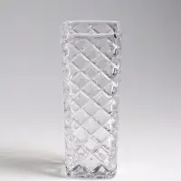 Ваза для цветов &laquo;Геометрия&raquo;, диагональ, 15.5&times;5.5 см, стекло, прозрачная
