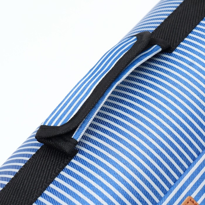 Сумка-переноска с органайзером в полоску, размер L (55 х 21 х 30 см), голубой Сумка-переноска с органайзером в полоску, размер L (55 х 21 х 30 см), голубой