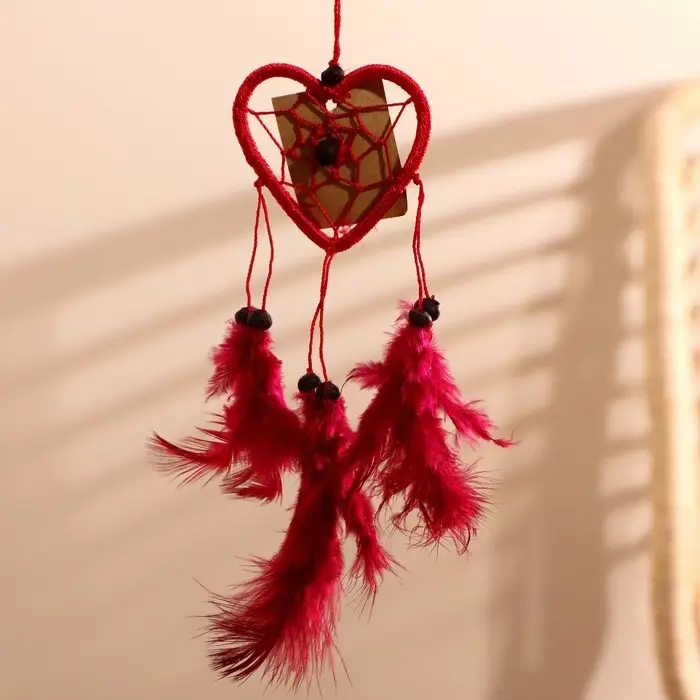 Ловец снов Ловец снов "Сердце красное" 0,5х7х25 см