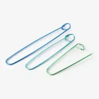 Набор вспомогательных булавок для вязания, 3 шт., 9/11.5/15 см, МИКС