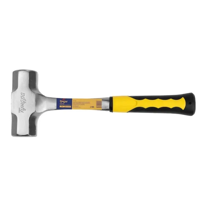 Кувалда ТУНДРА ПРОФИ, цельнокованая, двухкомпонентная рукоятка, 2 кг Кувалда ТУНДРА ПРОФИ, цельнокованая, двухкомпонентная рукоятка, 2 кг