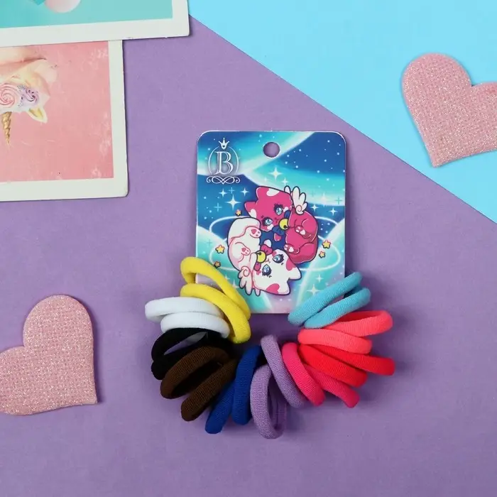 Резинка для волос  Резинка для волос "Комиксы" (набор 20 шт) котики крылышки, 2,5 см