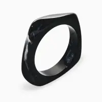 Браслет манжет акрил "Тренд", цвет чёрный