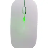 Мышь MB-2.4 беспроводная, оптическая, подсветка, 800-1600 dpi, USB, Bluetooth, белая