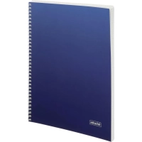 Бизнес-тетрадь А4 96л Attache Градиент Синий клетка, 65г, гребень, УФ-лак