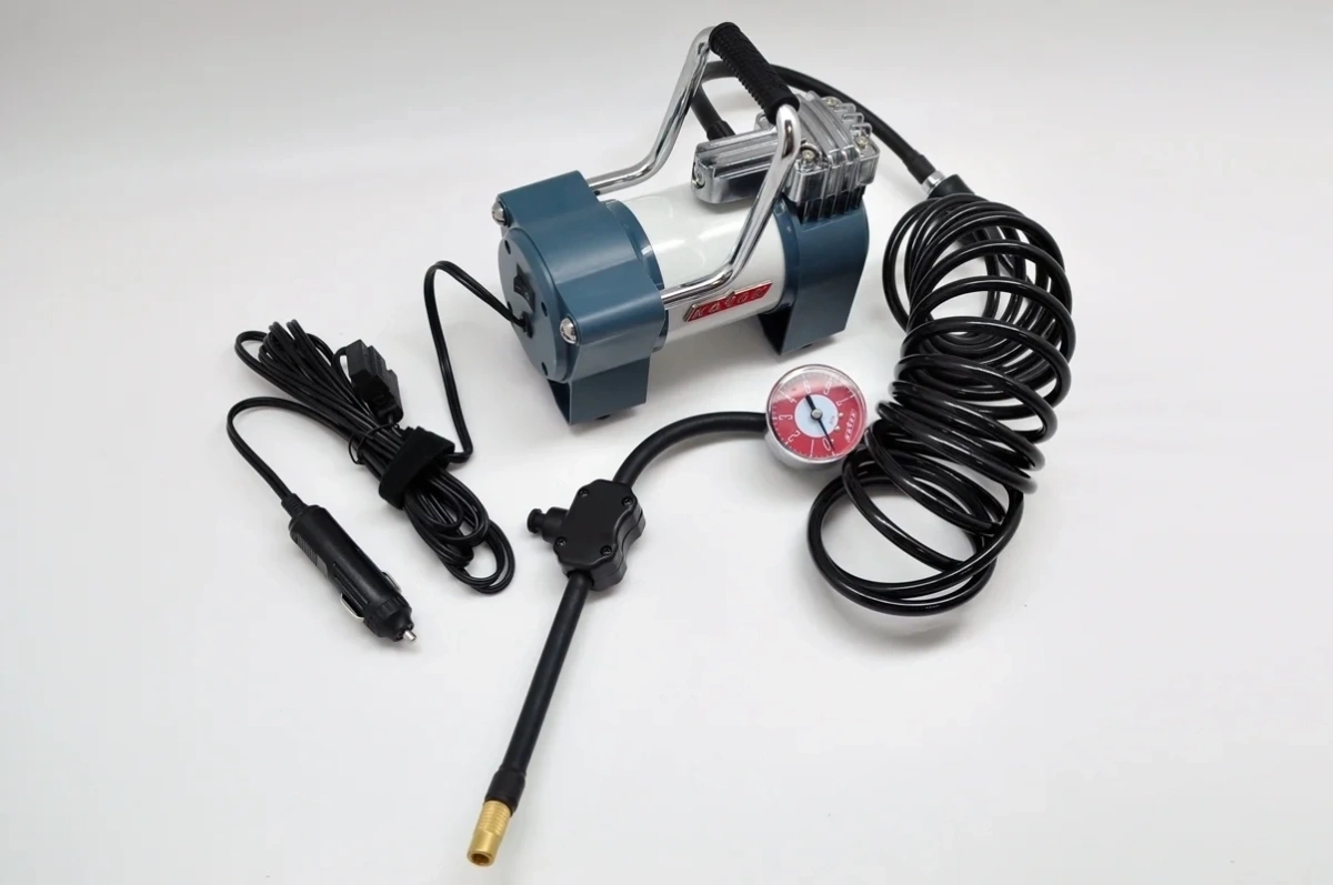 Компрессор КАЧОК K90N с витым шлангом и дефлятором